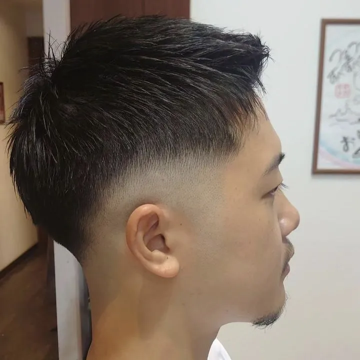 カット、シャンプー、マイルドシェーブ　